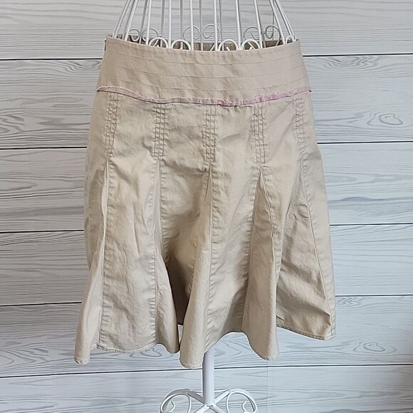Guess khaki mini skirt in cotton Women's Size 26 - Picture 7 of 12